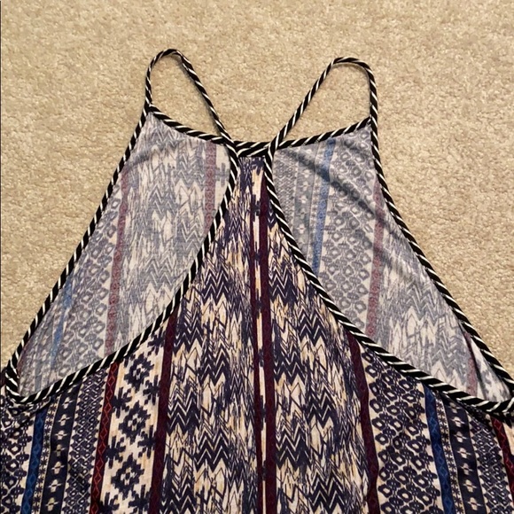 Patterned Racerback Tank - Picture 3 of 4
